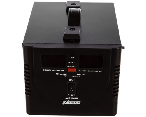 Стабилизатор напряжения Powerman AVS 1000 D, черный Стабилизатор напряжения Powerman AVS 1000 D, черный