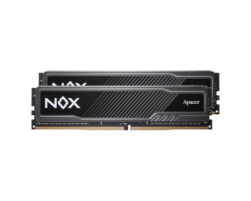 Модуль памяти Apacer NOX Black Gaming Memory AH4U16G36C25YMBAA-2 16GB DDR4 3600 DIMM Non-ECC, CL18, 1.35V, Kit (2x8GB), Intel XMP 2.0, Heat Sink, RTL