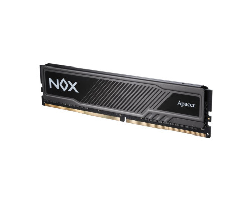 Модуль памяти Apacer NOX Black Gaming Memory AH4U16G36C25YMBAA-1 16GB DDR4 3600 DIMM Non-ECC, CL18, 1.35V, Intel XMP 2.0, Heat Sink, RTL
