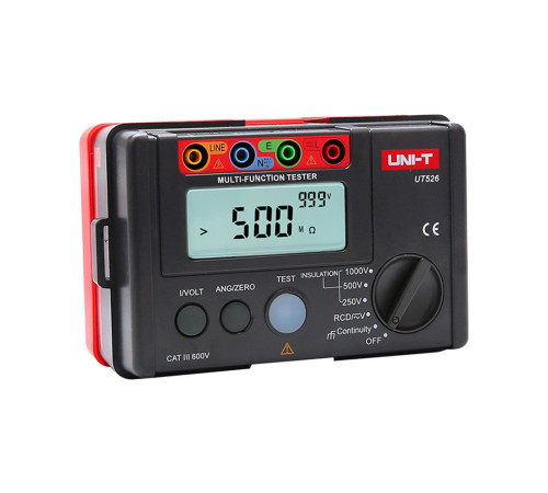 Измеритель сопротивления заземления и изоляции UNI-T  UT526