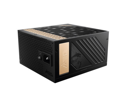 Блок питания 1300 Вт MSI MEG Ai1300P PCIE5, черный Блок питания 1300 Вт MSI MEG Ai1300P PCIE5, черный