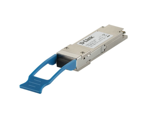 Трансивер D-Link QX10Q-LR4/B1A, QSFP+ с 1 портом 40GBase-LR4 для одномодового оптического кабеля (до 10 км) (454141)