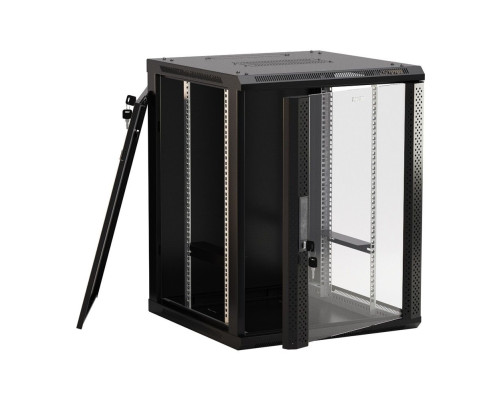 Шкаф Hyperline TWB-FC-1866-GP-RAL9004, черный