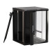 Шкаф Hyperline TWB-FC-1866-GP-RAL9004, черный
