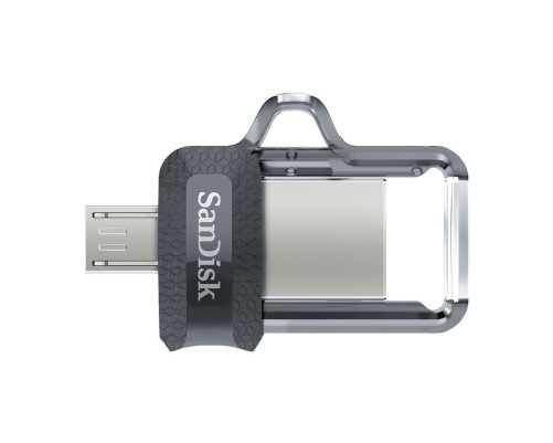 USB накопитель 128GB SanDisk Ultra Dual USB 3.2 Gen 1, черный/серебристый USB накопитель 128GB SanDisk Ultra Dual USB 3.2 Gen 1, черный/серебристый