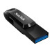 USB накопитель 128GB SanDisk Ultra Dual USB 3.2 Gen 1, черный
