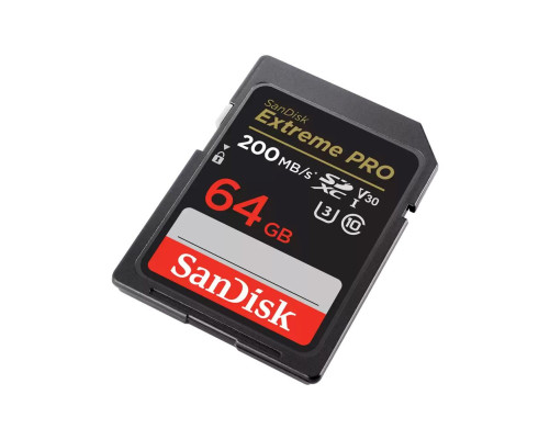 Карта памяти SDXC 64GB SanDisk Extreme Pro SDSDXXU-064G-GN4IN UHS-I U3 V30