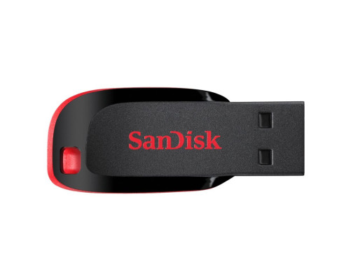 USB накопитель 16GB SanDisk Cruzer Blade, USB 2.0, черный/красный USB накопитель 16GB SanDisk Cruzer Blade, USB 2.0, черный/красный