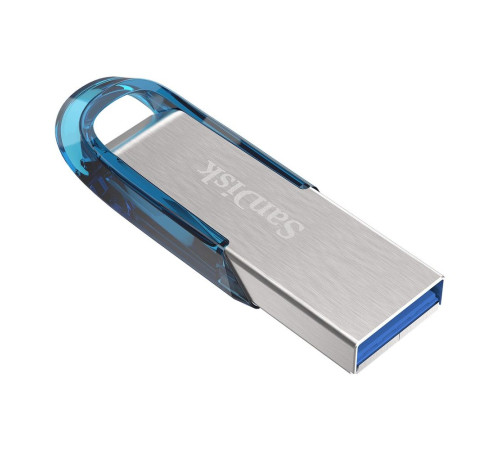 USB накопитель 32GB SanDisk Ultra Flair USB 3.2 Gen 1, серебристый/синий