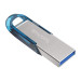 USB накопитель 32GB SanDisk Ultra Flair USB 3.2 Gen 1, серебристый/синий