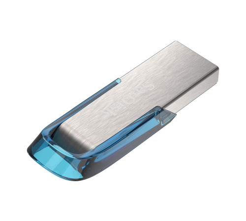 USB накопитель 32GB SanDisk Ultra Flair USB 3.2 Gen 1, серебристый/синий