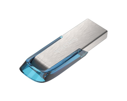 USB накопитель 32GB SanDisk Ultra Flair USB 3.2 Gen 1, серебристый/синий USB накопитель 32GB SanDisk Ultra Flair USB 3.2 Gen 1, серебристый/синий