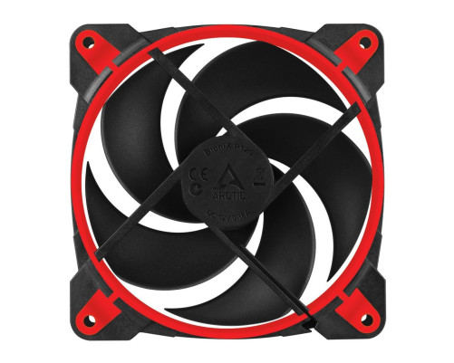 Вентилятор для корпуса Arctic Cooling BioniX P120, красный/черный