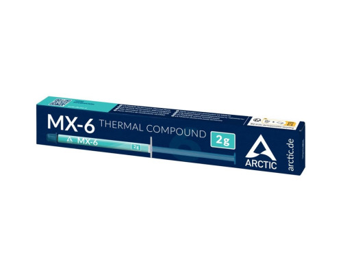 Термопаста Arctic Cooling MX-6 Thermal Compound 2 грамма (ACTCP00079A) Термопаста Arctic Cooling MX-6 Thermal Compound 2 грамма (ACTCP00079A)