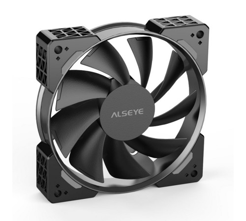 Вентилятор для корпуса ALSEYE N12-B, черный