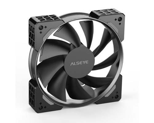 Вентилятор для корпуса ALSEYE N12-B, черный Вентилятор для корпуса ALSEYE N12-B, черный