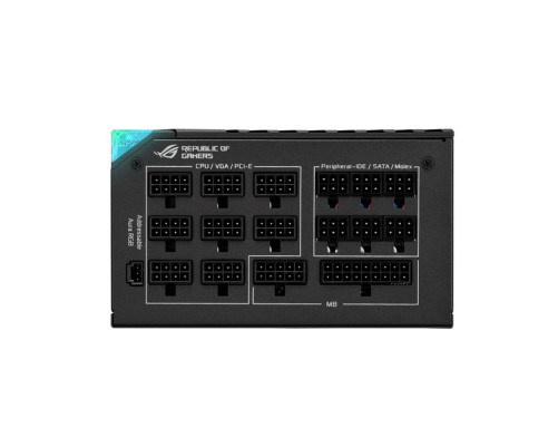 Блок питания 1000 Вт ASUS ROG-THOR-1000P2-GAMING, черный/белый Блок питания 1000 Вт ASUS ROG-THOR-1000P2-GAMING, черный/белый