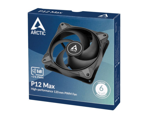 Вентилятор для корпуса Arctic Cooling ARCTIC P12, черный Вентилятор для корпуса Arctic Cooling ARCTIC P12, черный