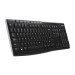 Клавиатура беспроводная Logitech K270, черный