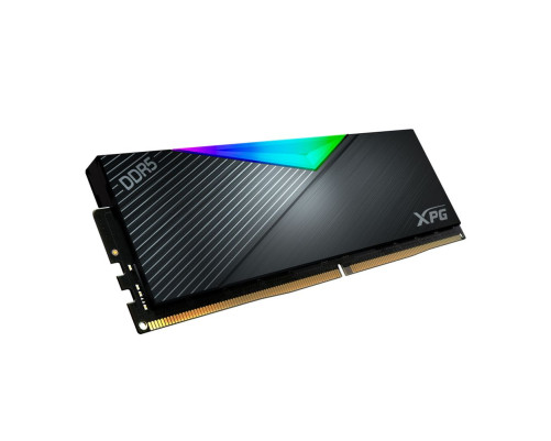Модуль оперативной памяти ADATA 32GB DDR5 6400 DIMM XPG Lancer RGB CL32-39-39, Non-ECC, 1.35V, 2 x 16GB, RT(AX5U6400C3216G-DCLARBK)