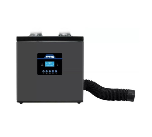 Дымоуловитель ST-1202D , двухканальный, 180Вт, управление ЖК-дисплей