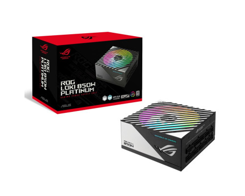 Блок питания 850 Вт ASUS ROG-LOKI-850P-SFX-LGAMING, черный/белый Блок питания 850 Вт ASUS ROG-LOKI-850P-SFX-LGAMING, черный/белый