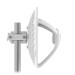 Точка доступа Wi-Fi Ubiquiti airFiber 60 LR, белый