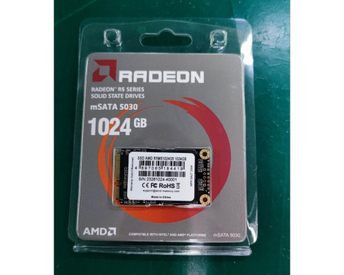 Твердотельный накопитель AMD Radeon R5MS1024G5, 1TB, mSATA Твердотельный накопитель AMD Radeon R5MS1024G5, 1TB, mSATA