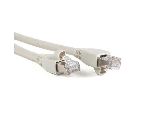 Патч-корд Hyperline U/FTP, экранированный, Cat.6a, LSZH, 3 м, серый Патч-корд Hyperline U/FTP, экранированный, Cat.6a, LSZH, 3 м, серый