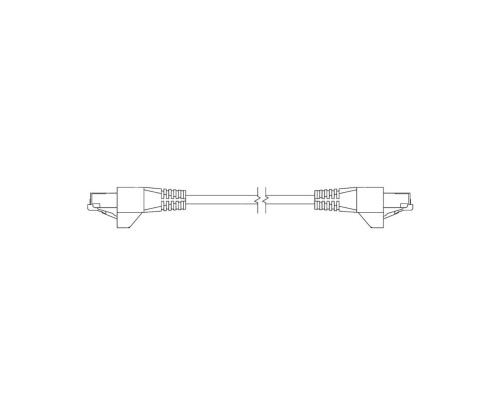 Патч-корд Hyperline U/FTP, экранированный, Cat.6a, LSZH, 3 м, серый Патч-корд Hyperline U/FTP, экранированный, Cat.6a, LSZH, 3 м, серый