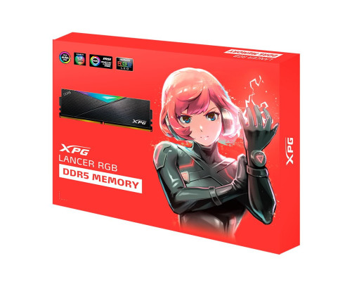Модуль оперативной памяти ADATA 64GB ADATA DDR5 6400 DIMM XPG Lancer RGB 2*32, CL32, 1.4V Модуль оперативной памяти ADATA 64GB ADATA DDR5 6400 DIMM XPG Lancer RGB 2*32, CL32, 1.4V