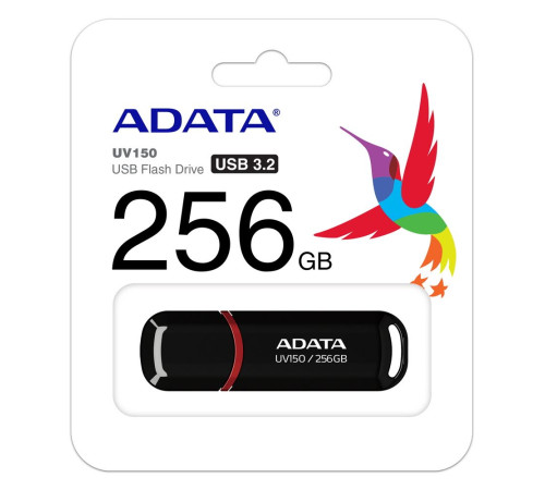 USB накопитель 256GB ADATA UV150 USB3.0, черный