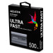 Внешний накопитель SSD 500GB ADATA Elite SE880, USB 3.2, серый титан