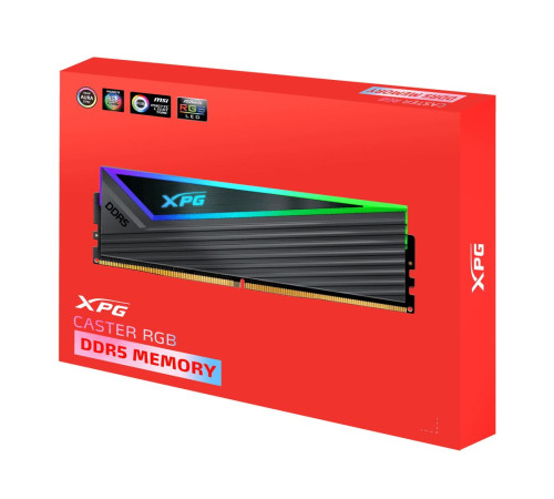 Модуль оперативной памяти XPG 32GB CASTER RGB DDR5 6000Mhz DIMM 2*16, black, CL30-40-40