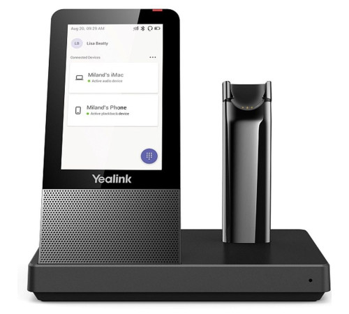 Гарнитура беспроводная Yealink WH67 Teams, черный