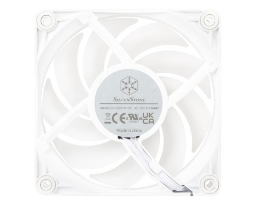 Вентилятор для корпуса Silverstone VS120W-ARGB, белый Вентилятор для корпуса Silverstone VS120W-ARGB, белый