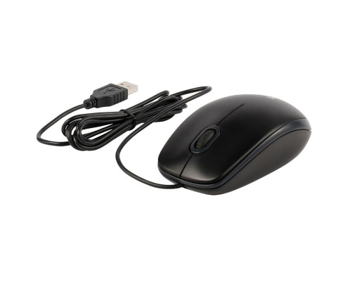 Мышь проводная Logitech B100, черный