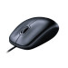 Мышь проводная Logitech M100, темно-серый