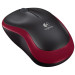Мышь беспроводная Logitech M185, красный