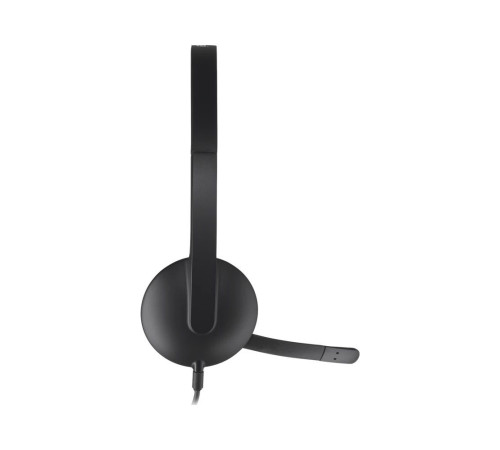 Гарнитура проводная Logitech H340, черный