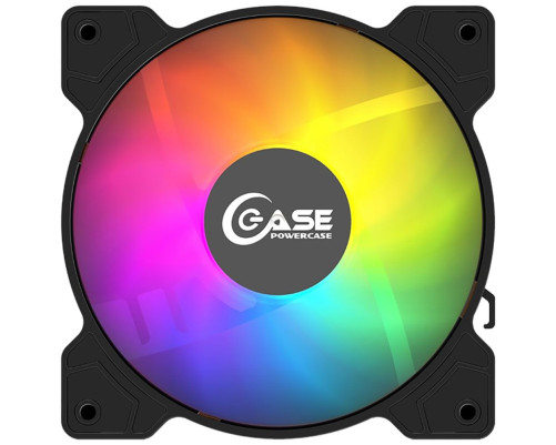 Вентилятор для корпуса Powercase M2_6P ARGB, черный Вентилятор для корпуса Powercase M2_6P ARGB, черный