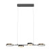 Умная люстра Yeelight C2103 Arowana Chandelier, 4 плафона, черный