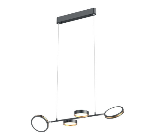 Умная люстра Yeelight C2103 Arowana Chandelier, 4 плафона, черный