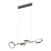 Умная люстра Yeelight C2103 Arowana Chandelier, 4 плафона, черный