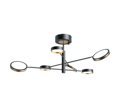 Умная люстра Yeelight C2103 Arowana Chandelier, 6 плафонов, черный