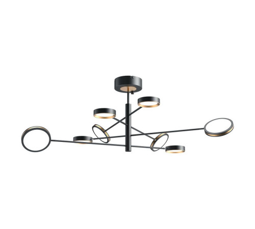 Умная люстра Yeelight C2103 Arowana Chandelier, 8 плафонов, черный