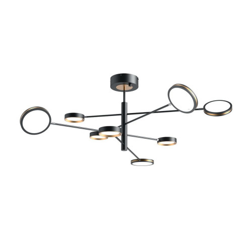Умная люстра Yeelight C2103 Arowana Chandelier, 8 плафонов, черный