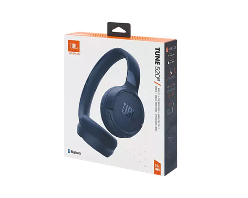 Гарнитура беспроводная JBL Tune 520BT, синий Гарнитура беспроводная JBL Tune 520BT, синий