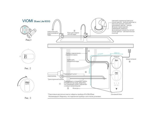 Очиститель для воды Viomi MR662 Очиститель для воды Viomi MR662