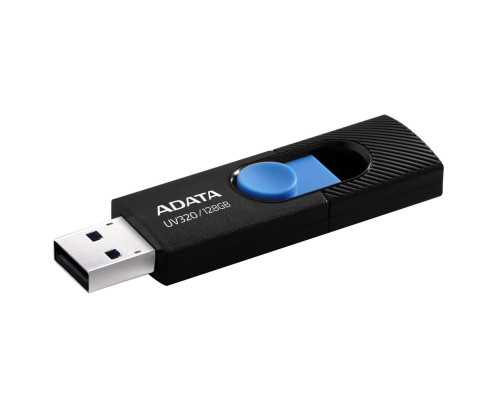 USB накопитель 128GB ADATA UV320 USB 3.2 Gen1, черный/синийй